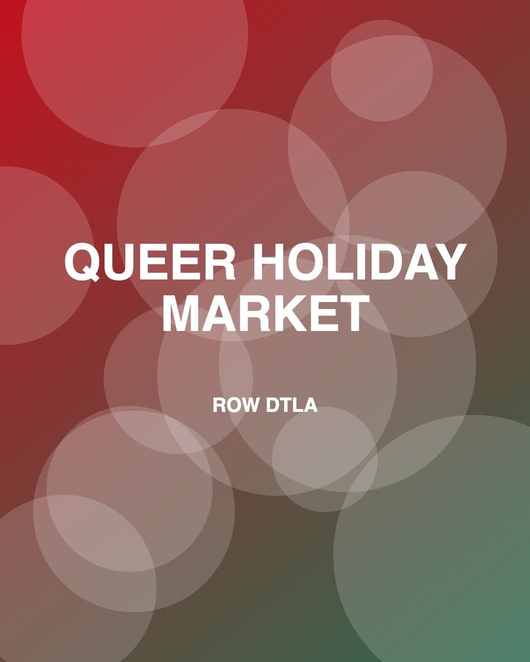 Queer Holiday Market